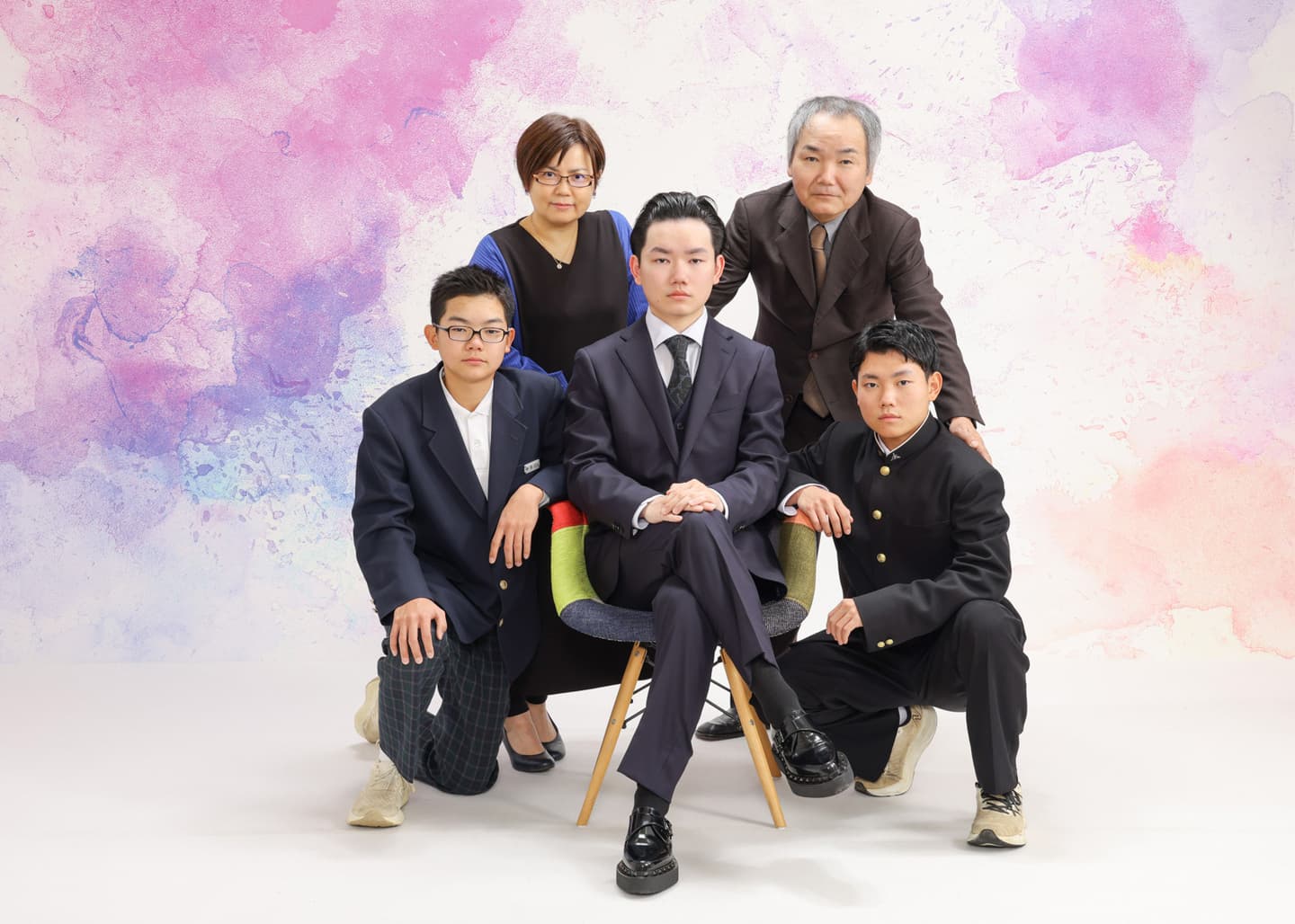 福井スタジオで撮った家族写真