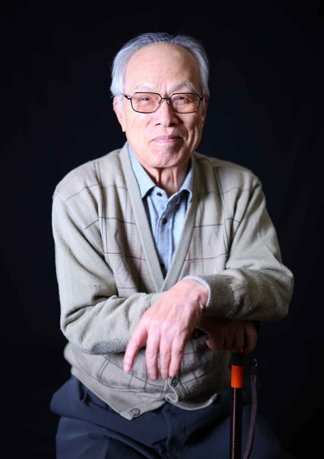 福井越前市のスタジオで撮った祖父の肖像写真