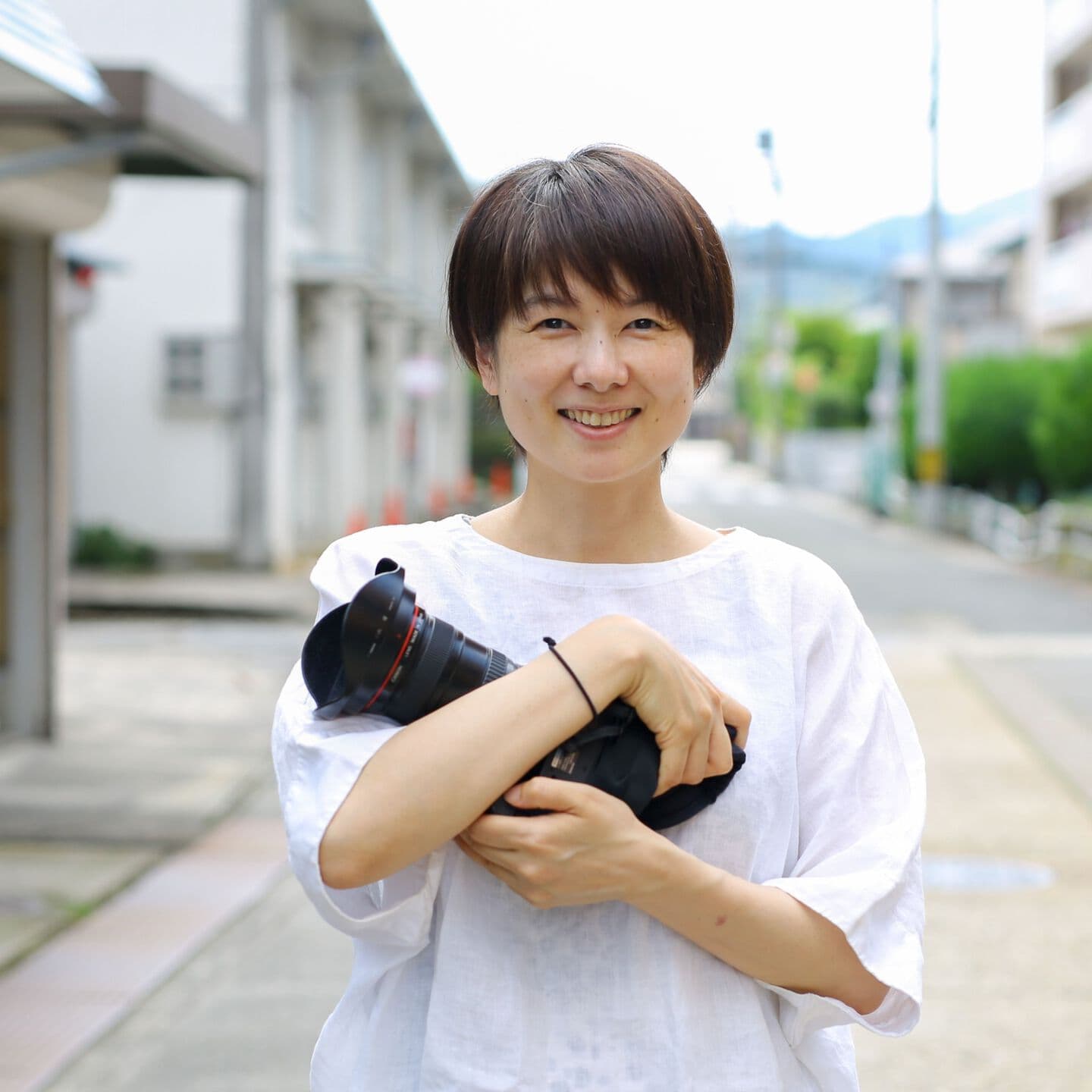 女性カメラマン