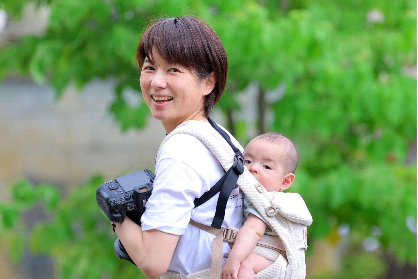福井県越前市でお宮参り撮ってるカメラマン