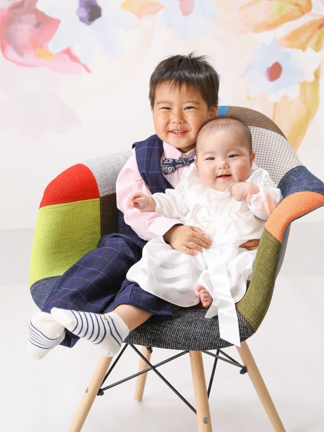 福井越前市のアオバフォトのスタジオで撮った赤ちゃんの写真