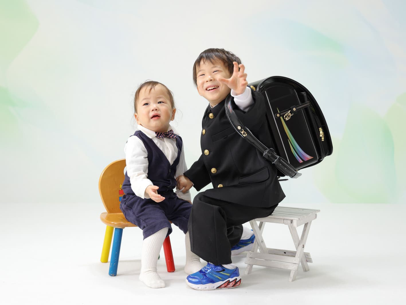 福井越前市のアオバフォトのロケーション撮影の入学式の写真