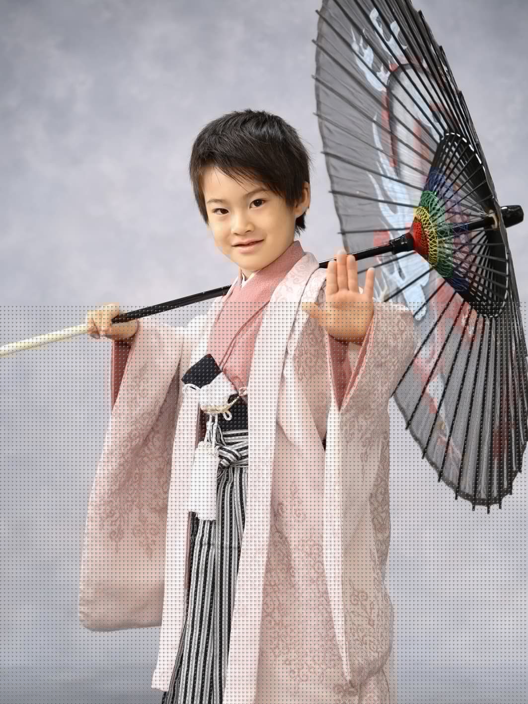 福井越前市のアオバフォトのスタジオで撮った七五三の写真