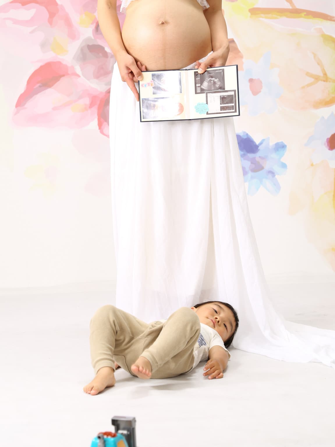 福井越前市のアオバフォトのスタジオで撮ったマタニティフォト